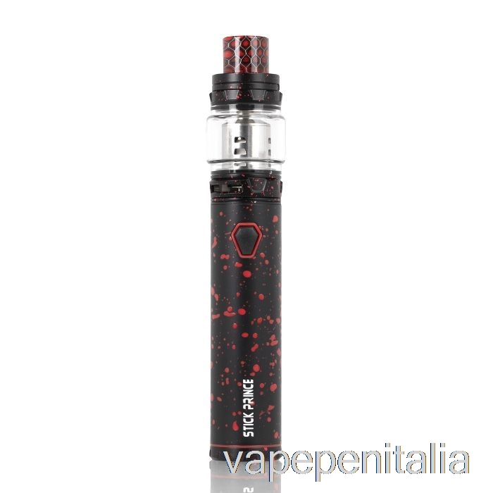 Kit Vape Italia Smok Stick Principe - Stile Penna Tfv12 Principe Nero Con Spray Rosso